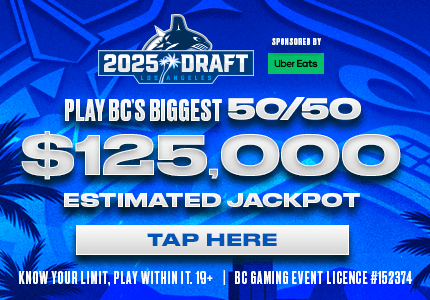 Get your tickets for the 2024 draft 50/50, estimated jackpot $125,000.