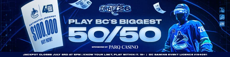 Get your tickets for the 2024 draft 50/50, estimated jackpot $125,000.