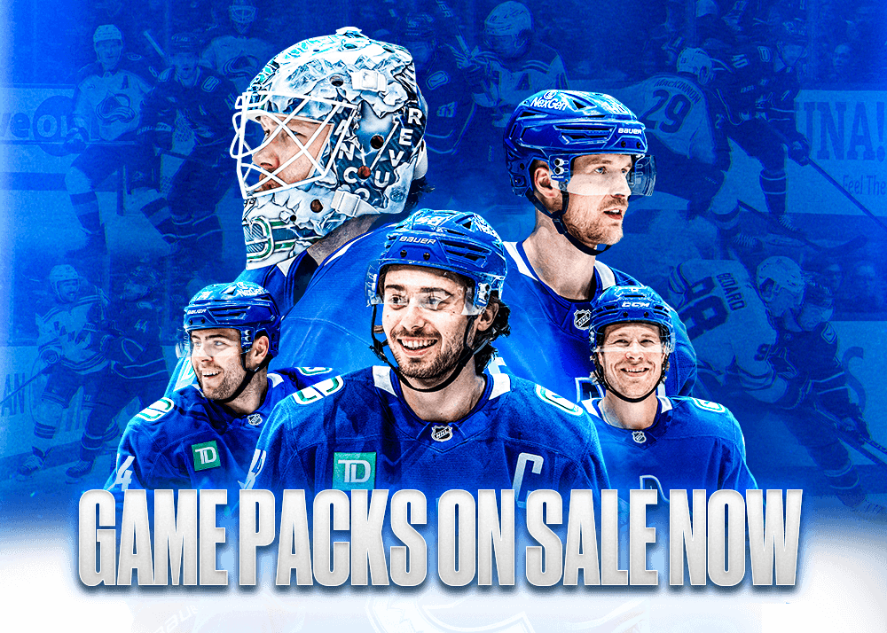 Canucks 2025.26 Game Packs On Sale Now