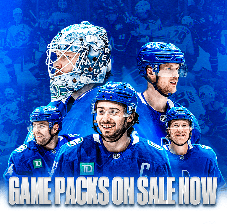 Canucks 2025.26 Game Packs On Sale Now